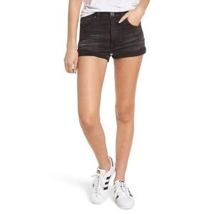 One Teaspoon Harlets Cuffed Denim Shorts 25